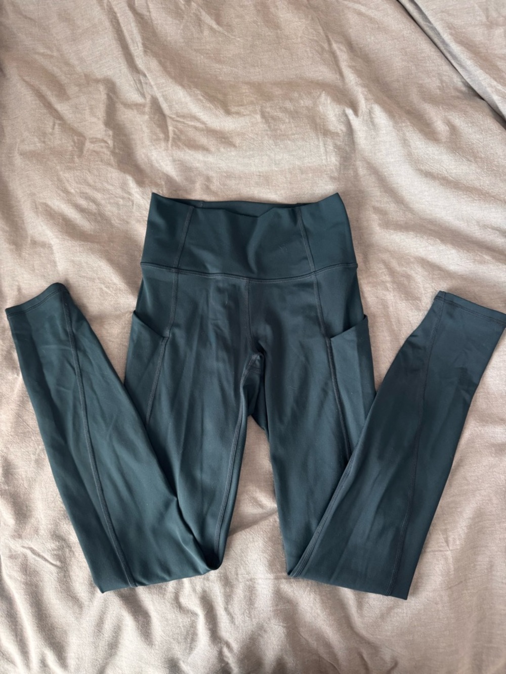 Fabletics oasis full length purelux High-Waist Leggings in Dark Teal - xxs